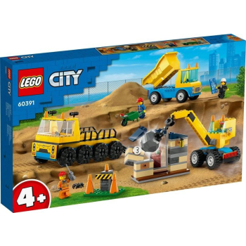 LEGO(R) CITY 60391 Ciężarówki i dźwig z kulą